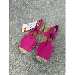 Sea Star Kids Hot Pink Water Friendly Espadrille Sandals Beach Shoes Size 1